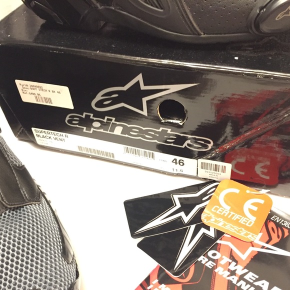 SOLD. Men’s Alpinestars Supertech-R Racing Boots - Picture 8 of 8